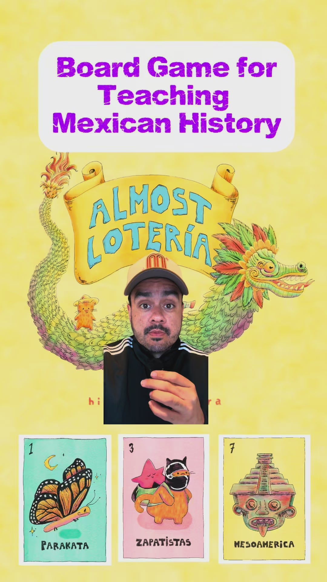 Almost Lotería - game for teaching Mexican history & culture (game only) COMING SOON